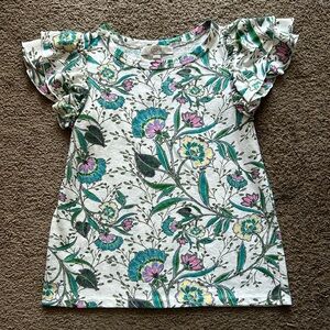 Loft Ruffle Sleeve Top